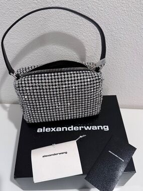 Alexander Wang Rhinestone Mini Bag ✨ Like New ✨ Full Set
